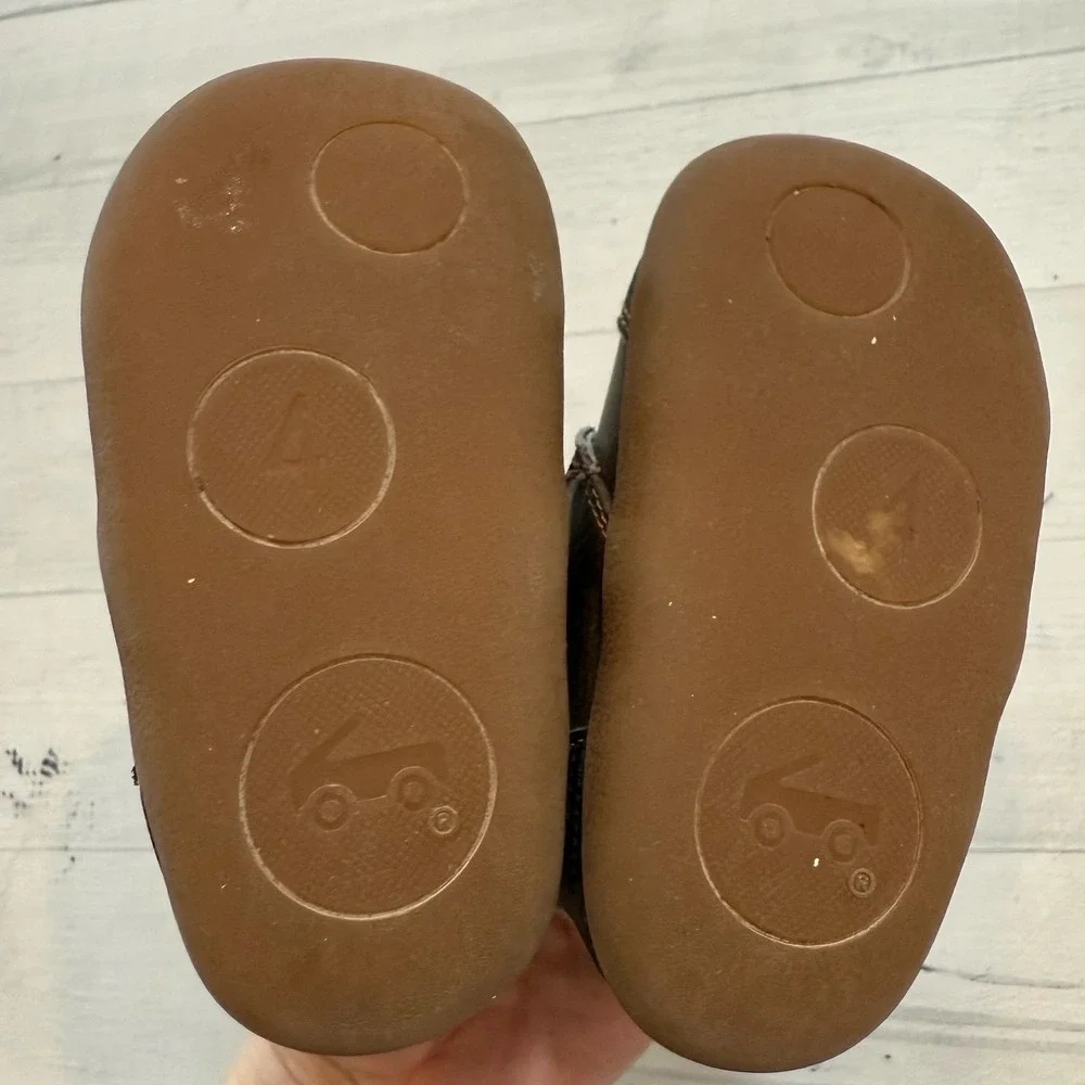See Kai run kids sawyer boys brown boots‎ toddler size 4